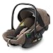 my junior® AURAᵉʳᵍᵒ i-Size Babyschale Autokindersitz mit 170° Liegeposition, 6-stufige Memory-Schaum Kopfstütze, 40-87 cm, bis 13 kg (Hazel)