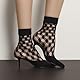 SGSCFG 6 Paar Fischnetzstrümpfe Für Schwarze Frauen, Sexy Ausgefallene Netzstrümpfe, Hohle Elastische Spitzenstrümpfe, Nicht-Schlupf-Frauenstrümpfe Und Dressaccessoires.