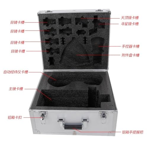 Caja de Aluminio para Telescopio 127SLT Antigolpes Resistente Portable 3