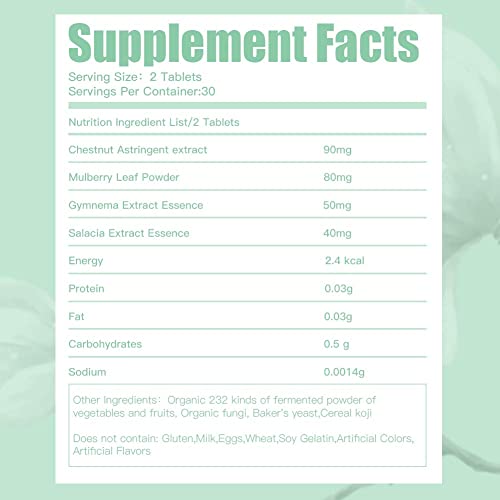 (2-Packs) Isdg Sweet Habit Diet Anti-Sugar Pills Reduce Sugar Cravings In Seconds, Made With Natural Gymnema Sylvestre Extract And Reduces Desire For Sweet Food, 2 Months Supply, 120 Tablets #TOP2