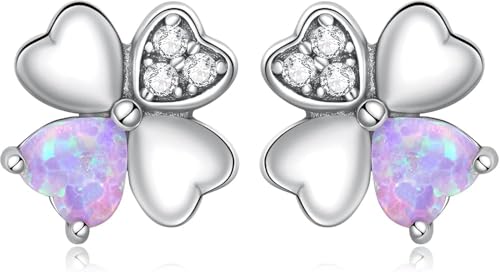 Boucles d'oreilles fleur argent 925 anti-allergie pour oreilles sensibles