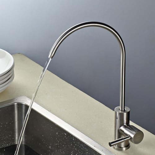 Robinet d'évier de cuisine premium en acier inoxydable robuste à filtration d'eau froide - 7