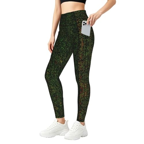 Pantalones de yoga para running con cintura alta y bolsillos deportivos