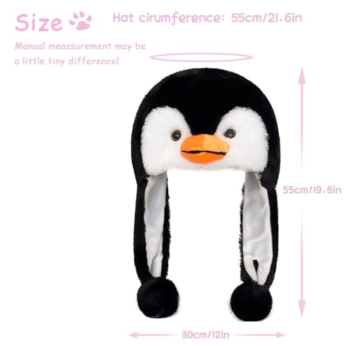 Audaisyly Funny Plush Animal Hat with Ear Flaps #TOP6