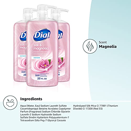 Dial Body Wash, Silk & Magnolia, 23 Fl Oz (Pack Of 3) #TOP7
