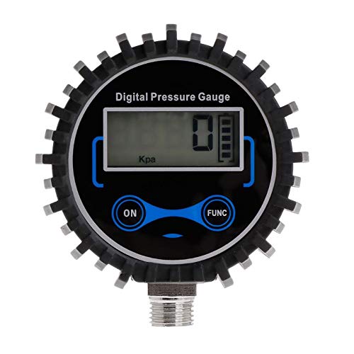 AGAATI Manómetro Digital para neumáticos, medidor de PSI de Aire, Monitor de presión de neumáticos para Coche y Motocicleta, Instrumentos y aparatos