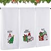Tiamon 3 Pack Christmas Hand Towels for Bathroom Set Cotton Embroidered 137 x 295 Xmas Snowflake Dish Tea Fingertip Towel Cloths Decorative for Winter Holiday Kitchen Bath GiftWhiteGnome