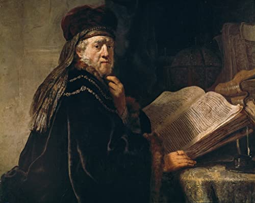 Cuadro en lienzo de Rembrandt Van Rijn para dar elegancia a tu salón moderno