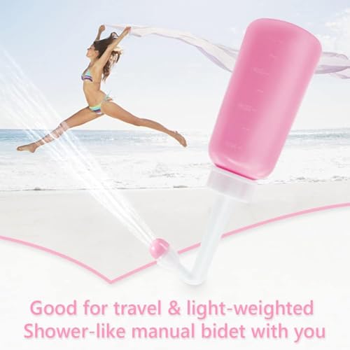 Po Dusche Intimhygiene – 350ml Tragbares Bidet für Wochenbett & Krankenhaus | Peri-Flasche mit Wasserdichter Aufbewahrungstaschen