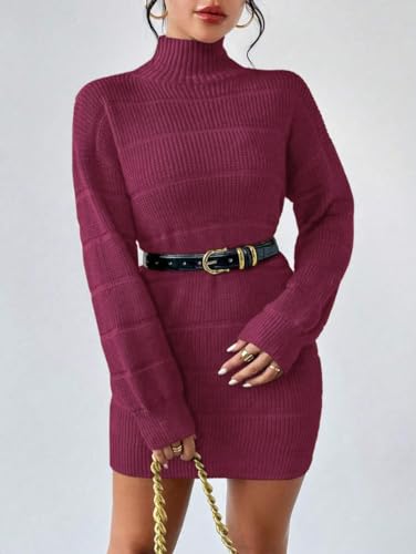 Image of LIGHT DOT Women's Winter Sweater Dress Pullover Bodycon