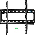 HOME VISION TV Wall Mount Fixed for Most 26-65 Inch Flat/Curved TVs with Max VESA 400X400mm up to 99Lbs Fits 16 Inch Wood Studs, Universal Low Profile Wall Mount TV Bracket, Space Saving HV8401