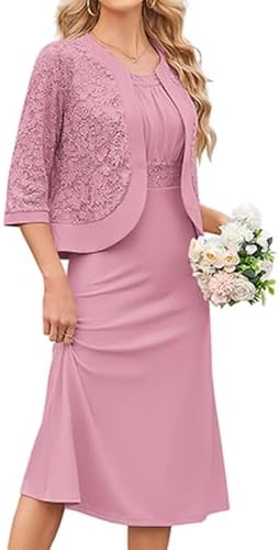 GRACE KARIN Women's Formal Wedding Guest Dress,2 Piece Mother of ...