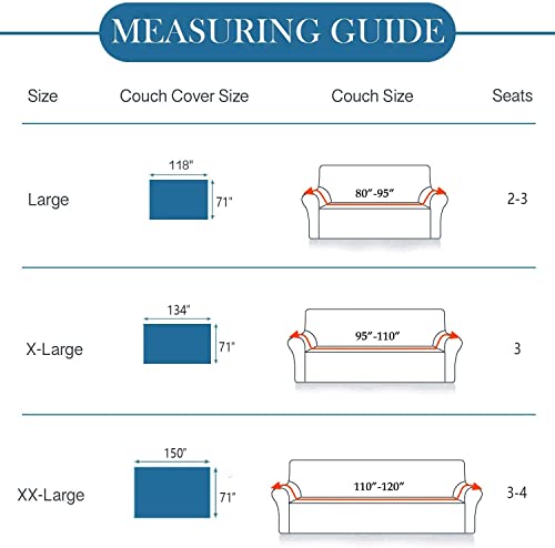 Eavd Boho Couch Cover Sectional Couch Covers L Shape Durable Chenille Couch Cover With Lace Edge Solid Beige Couch Covers Dog Sofa Protector For Couch Covers For Living Room 71"X118" #TOP3