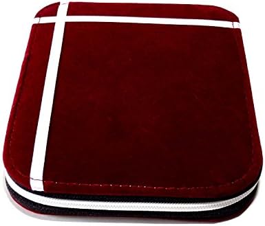 Girija Red Velvet Earrings Pouch 12 pairs