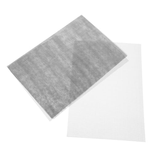 HOLIDYOYO 6 Sheets 304 Stainless Steel Industrial Mesh Fine Mesh Screen Window Screen Easy to Install