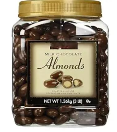 Almonds, Milk Chocolate- Kirkland Signatur'e, 3 lb by tc