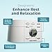 Adaptive Sound Technologies Sound & Therapy - 40 Hz Sleep Machine - Supports Relaxation & Deep Sleep - Features Gamma Light Therapy, Fan Masking Mode & Therapy Length Timer