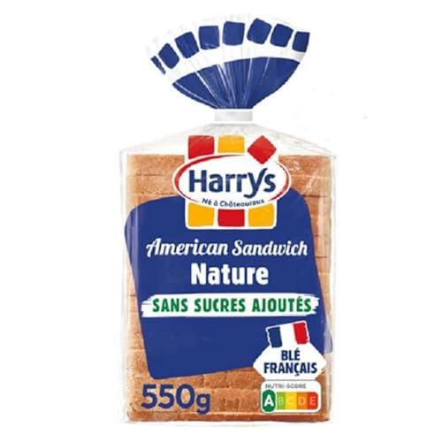 Harry's - Harrys American sandwich nature sans sucres ajoutés 550g