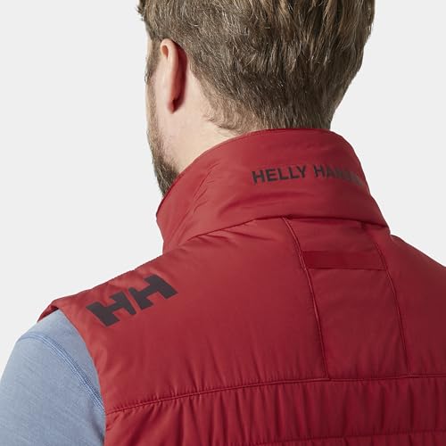 Miniatura 6 de Helly Hansen Hombres Chaleco Aislante Crew 2.0, Rojo, M