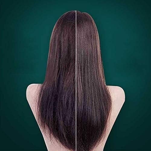 Plancha para el cabello eléctrica WJREGG, peine alisador con calentamiento rápido, herramienta de estilo con pantalla LCD y control inteligente de temperatura miniatura 4