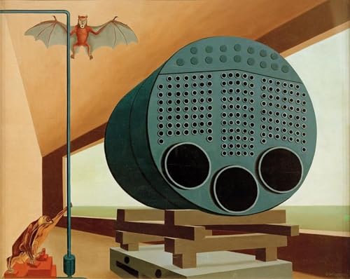 Affiche toile avec image à vapeur tableau Carl Grossberg 60x90cm