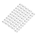 MOTHNUR 50 Sätze Teiliges Gewächshaus Reparaturset Schrauben und Muttern aus Robustem Aluminium Quadratkopf Gewächshaus Ersatzteile Korrosionsbeständig Einfach zu Montieren für Garten