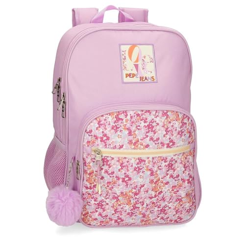 Sac messager Pepe Jeans Sandra pour fille, sacoche bandoulière rose idéale au quotidien