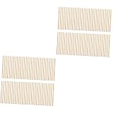 COHEALI 200 Piezas De Manualidades De Madera Para Niños Paneles De Pasador Semicirculares Artes Y Manualidades Para Niños Pasadores Varillas De Madera Redondas Varilla De Pasador