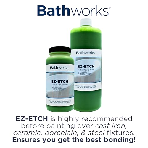 Bathworks Bathtub Refinishing Kit Quick-Dry Standard 22oz. w/Non-Slip Protection (WHITE) - Thumbnail 3