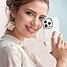 Dumkery Cute White Flowers Case Compatible with iPhone 13 Pro Max Clear Case, Floral Aesthetic Pattern, Soft TPU Full Body Protection Shockproof Slim Cases Cover for Girls Women