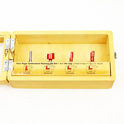 Freud 4 Piece Undersized Plywood Bit Set