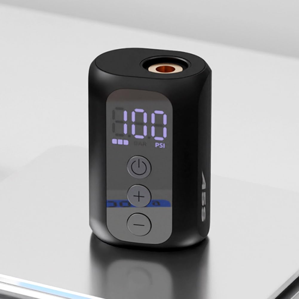 Kompaktowa pompa elektryczna 100 PSI bezprzewodowa piłka i pompka rowerowa z wyświetlaczem LED pompa ładowana przez USB