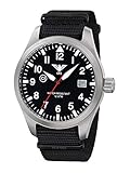  KHS Herrenuhr Airleader Steel mit Natoband Schwarz AIRS.NB
