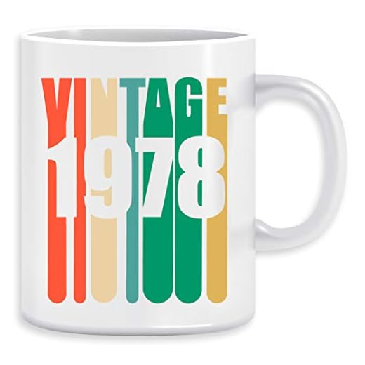 40a Cumpleaños Retro Diseño - Vendimia 1978 Taza Ceramic Mug Cup