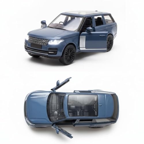 Image of Range Rover SUV Car 1:36 Scale Model Car Exclusive Alloy Metal Pull Back Die-cast Metal Pullback Toy car with Openable Doors & Light Music Best Gifts Toys Kids【Colors as Per Stock】