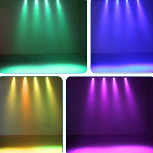 Led Stage Strobe Light, 12 Led Rgbw Par Spotlight, Sound Control Dmx Control, For Dj Christmas Party Performance Club Discotheque (Black,Withremote) #TOP7