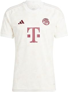 adidas Men's Soccer Bayern Munich 23/24 Third Jersey - 100% Recycled Polyester, AEROREADY, FC Bayern Woven Crest