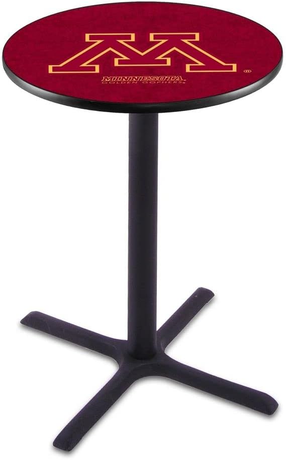 Holland Bar Stool Co. L211-36" Black Wrinkle Minnesota Pub Table with 36" Dia. top