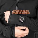 ACE Schakal kurtka softshell slim fit - kurtka outdoorowa do jazdy na rowerze, turystyki pieszej i trekkingu - wytrzymała i sportowa - czarna - XL