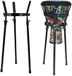 Black Conga Stand 10" to 11" Adjustable Barrel Holder for Percussion Music Lover