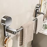 Toalleros De Baño Sin Taladro Toallero Cuelga Facil Adhesivo Toallas Decoracion Ventosa Pared Colgador Trapos Cocina Accesorios Towel Holder Toalla Soporte Muebles Ventosas