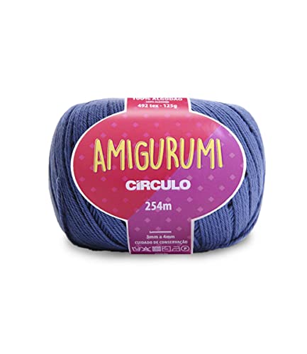 Fio Círculo Amigurumi 100% Algodão - 254m - 125g - Náutico 2931
