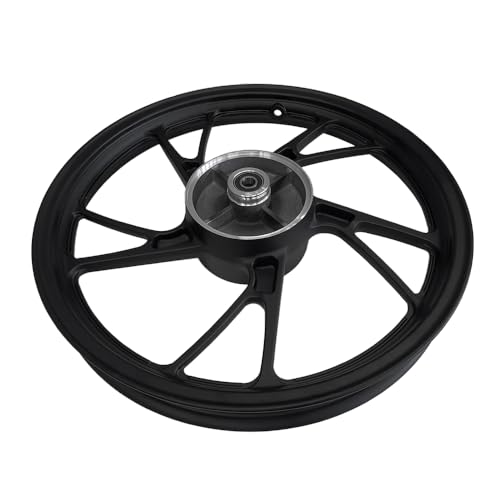 Roda Traseira Pé Galinha Liga Leve Titan 160 150 Fan Preta com Rolamentos