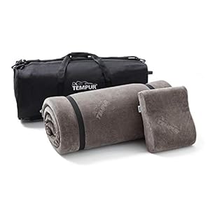 TEMPUR Reisset incl. topmatras, reiskussen en trolleybag