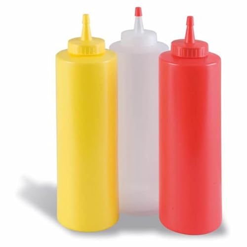 Distributeur de Sauce Rouge 240 à 720 ml - Pujadas - Polyéthylène0.24 x180mm