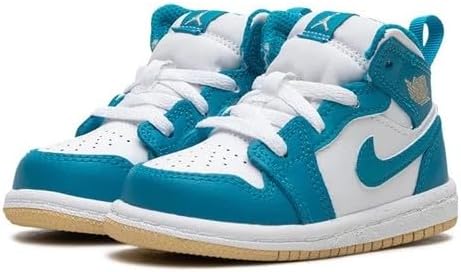 Nike Unissex infantil Jordan 1 Mid (bebê/criança pequena