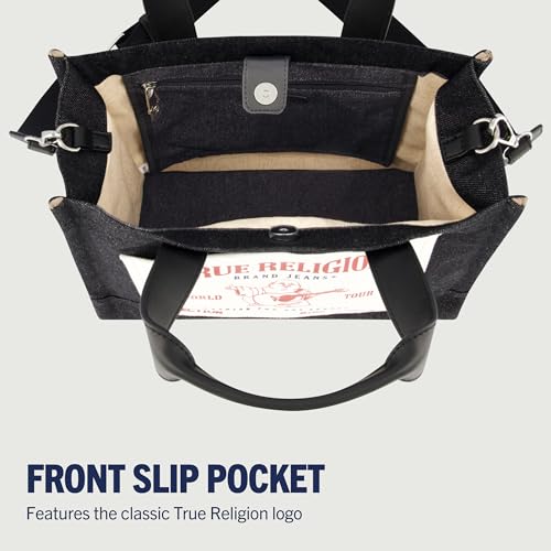 Bolso Tote de mujer True Religion con correa ajustable miniatura 4