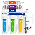 Express Water 10 Stage Reverse Osmosis Alkaline Water Filtration System with Alkaline Filter for Added Essential Minerals – RO Water Filter with Faucet and Tank – Under Sink Water Filter 50 GPD