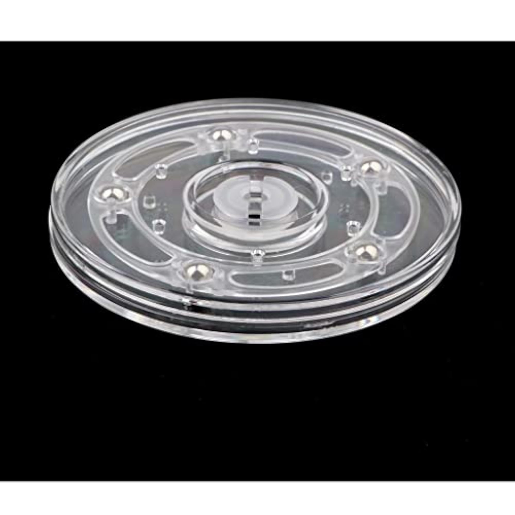 3x4'' Turntable Acrylic Rotating Display Stand