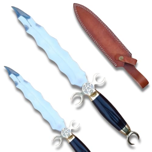 Snake Dagger knife with Sharp blade, Athame Ritual...